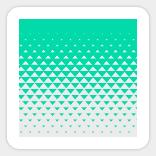 Triangle Gradient pattern Design Sticker